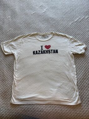 I Love Kazakhstan Borat T-Shirt Size XL